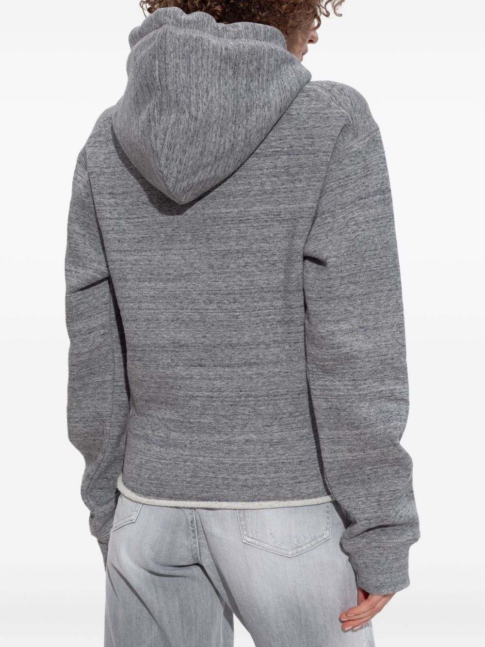 landscape-print hoodie - 4