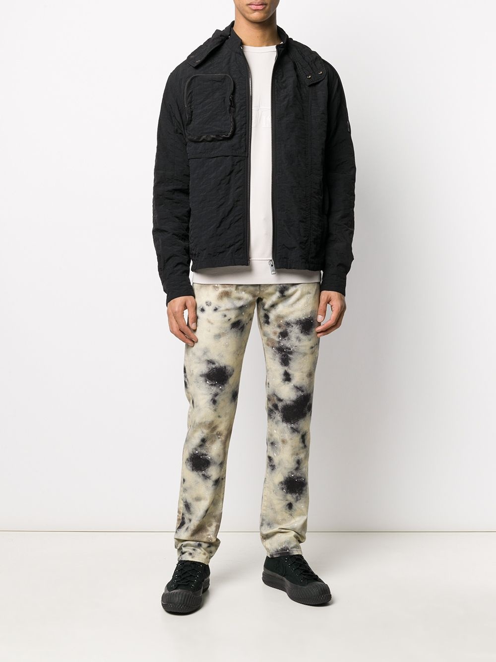 relaxed-fit hooded jacket - 2