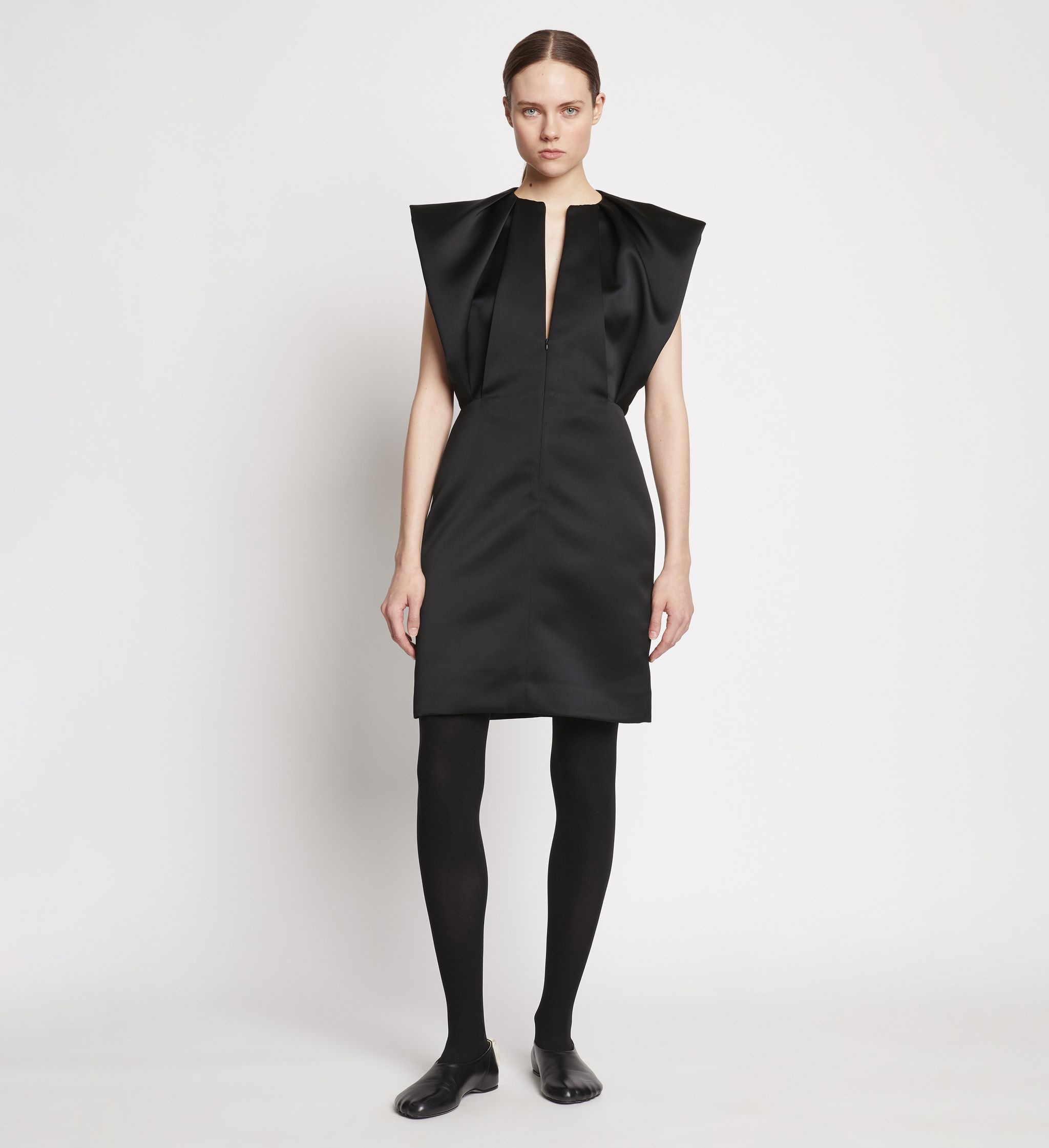 Satin Shift Dress - 2