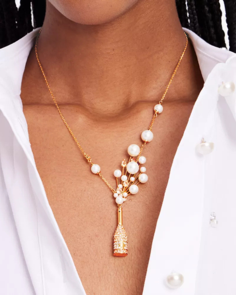 kate spade Cheers To That Statement Pendant outlook