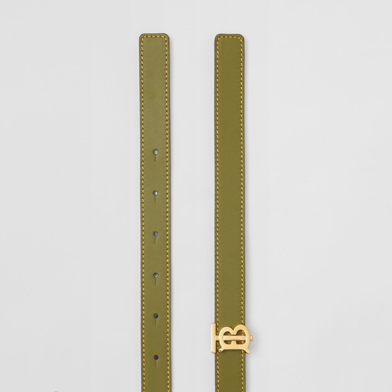 Reversible Monogram Motif Leather Belt - 7