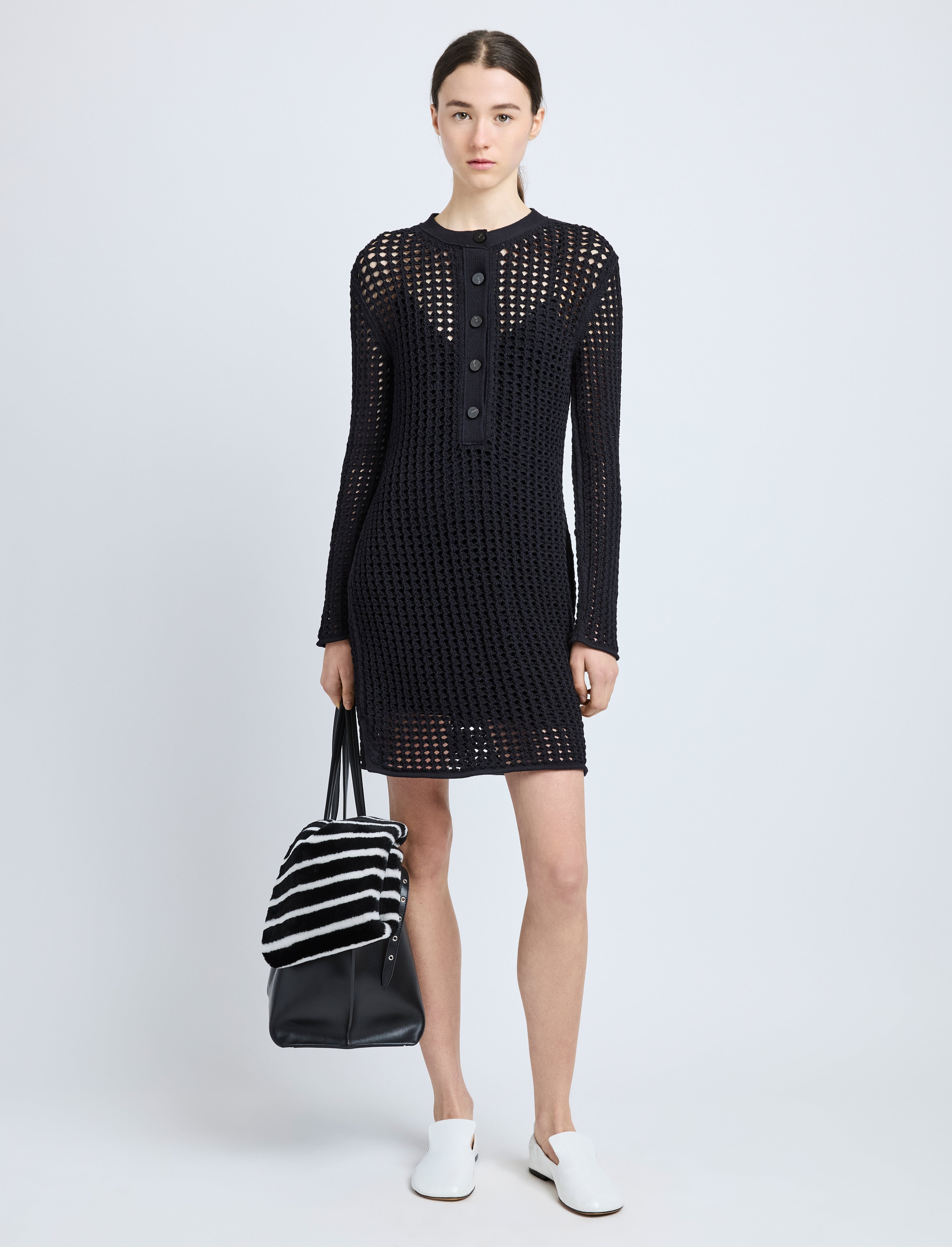 Micah Dress in Open Crochet - 2