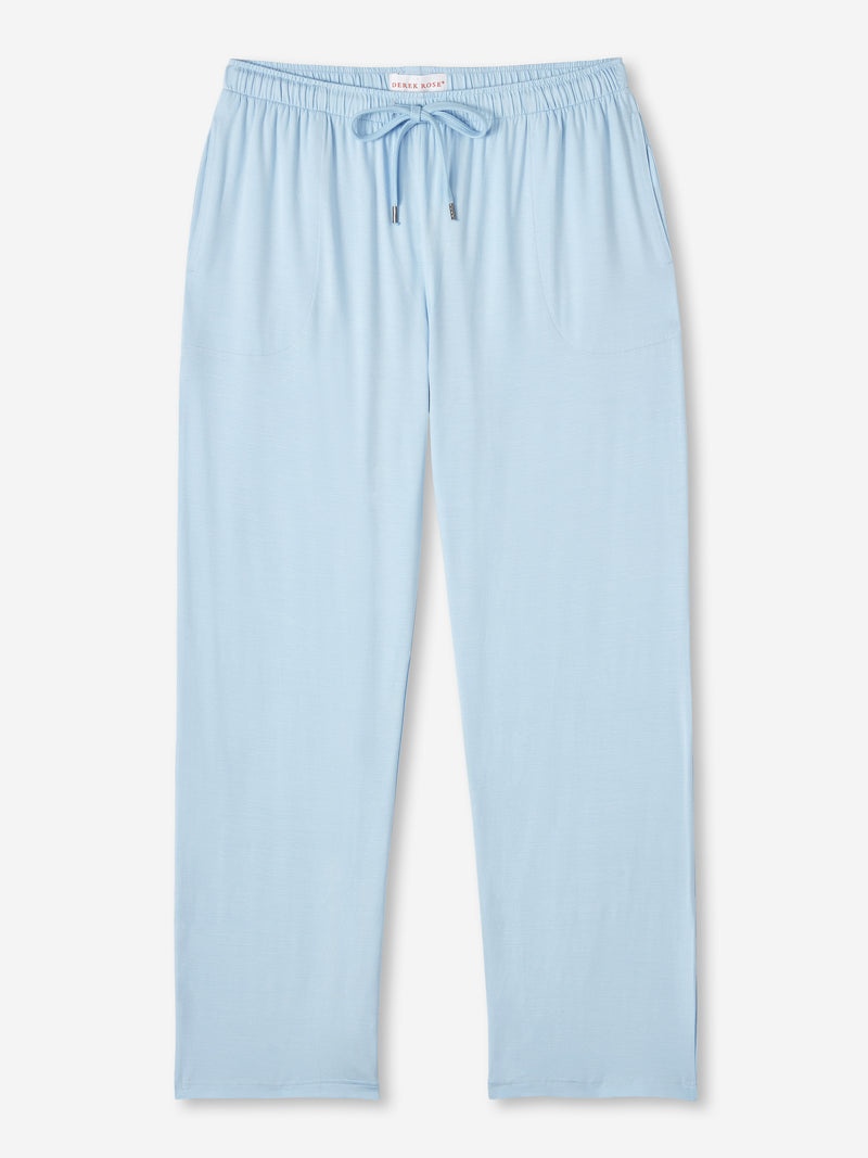 Men's Lounge Trousers Basel Micro Modal Stretch Sky - 1