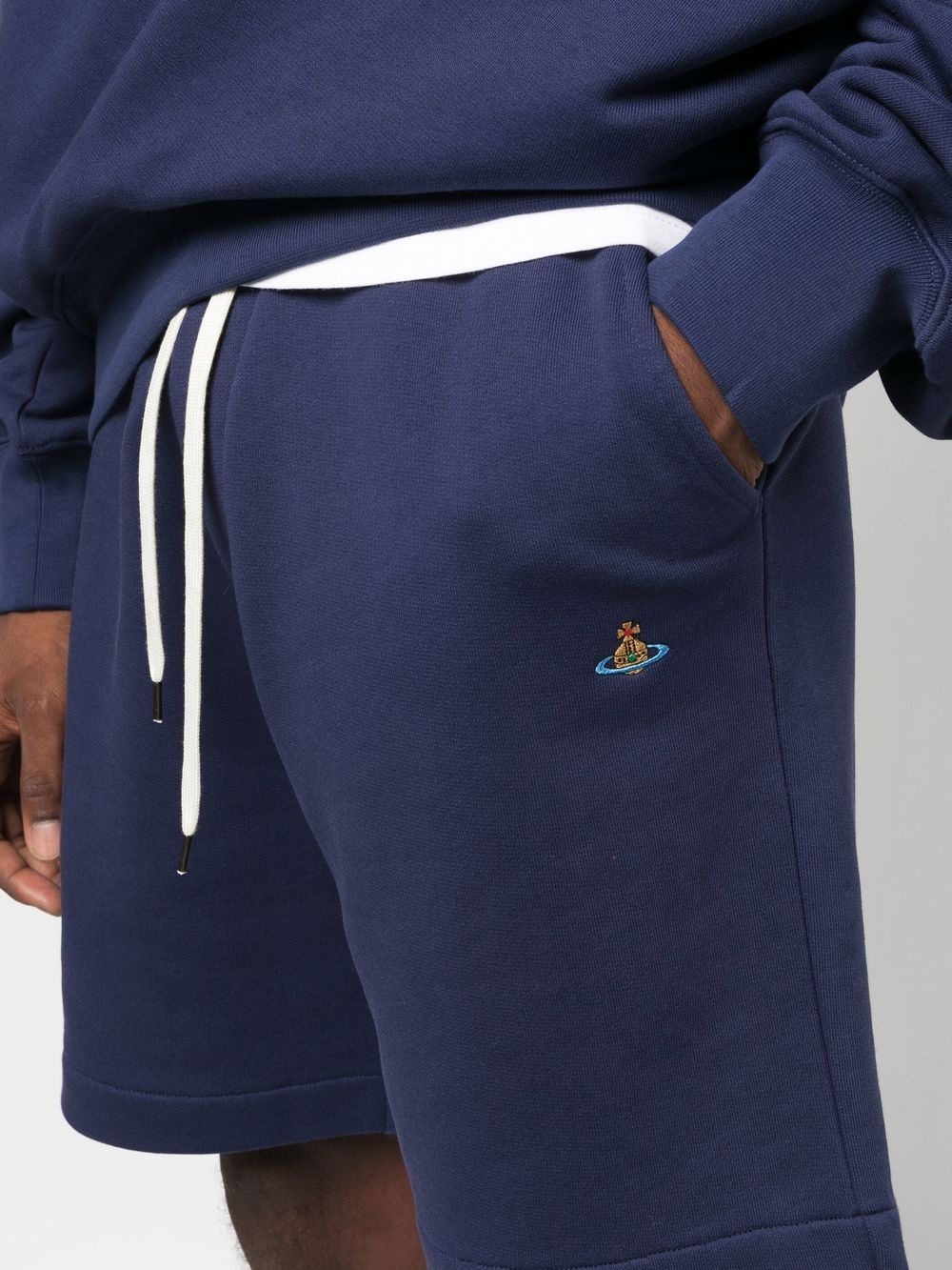 Orb-logo track shorts - 5