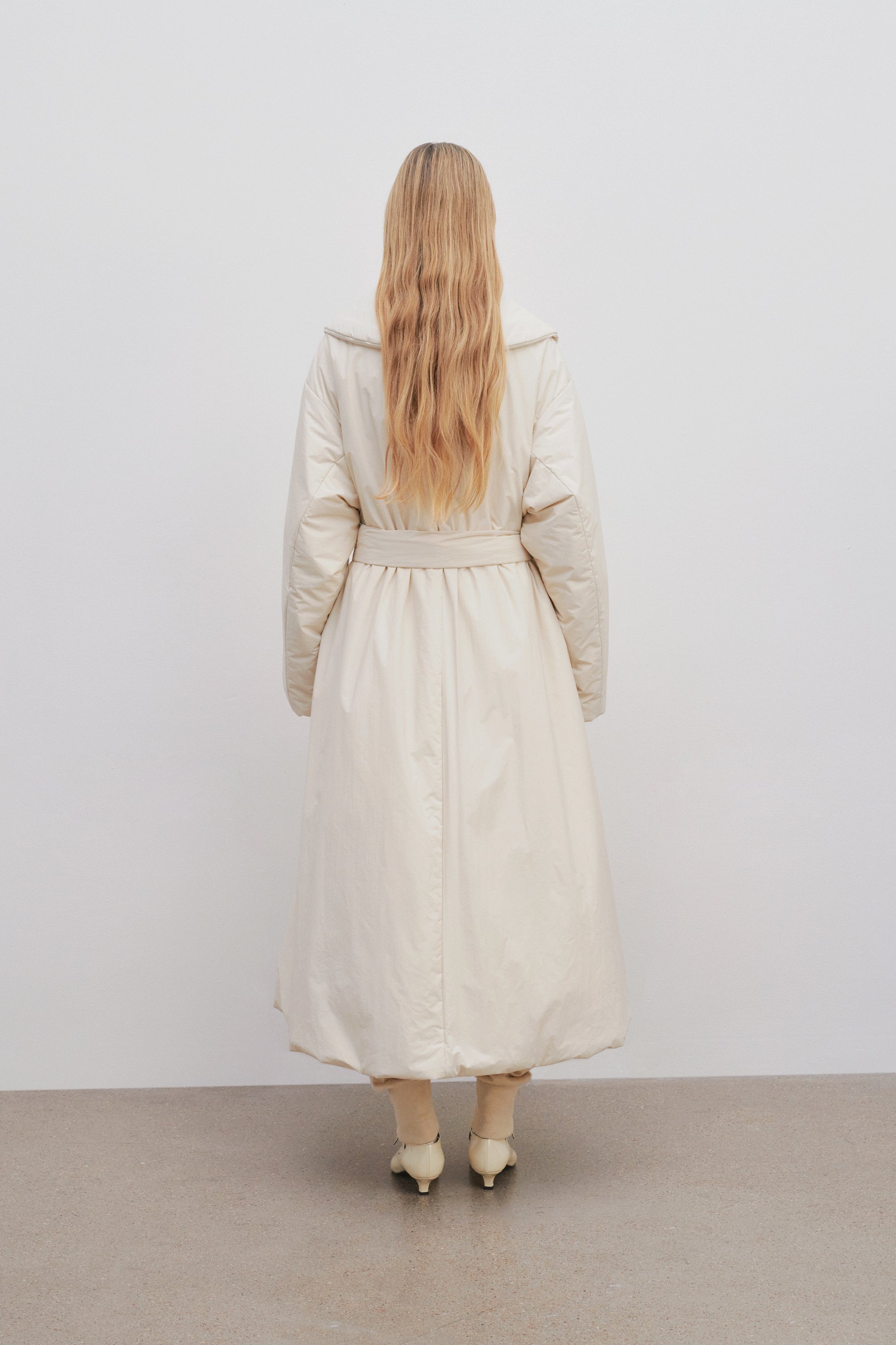 Francine Coat in Silk and Nylon - 4