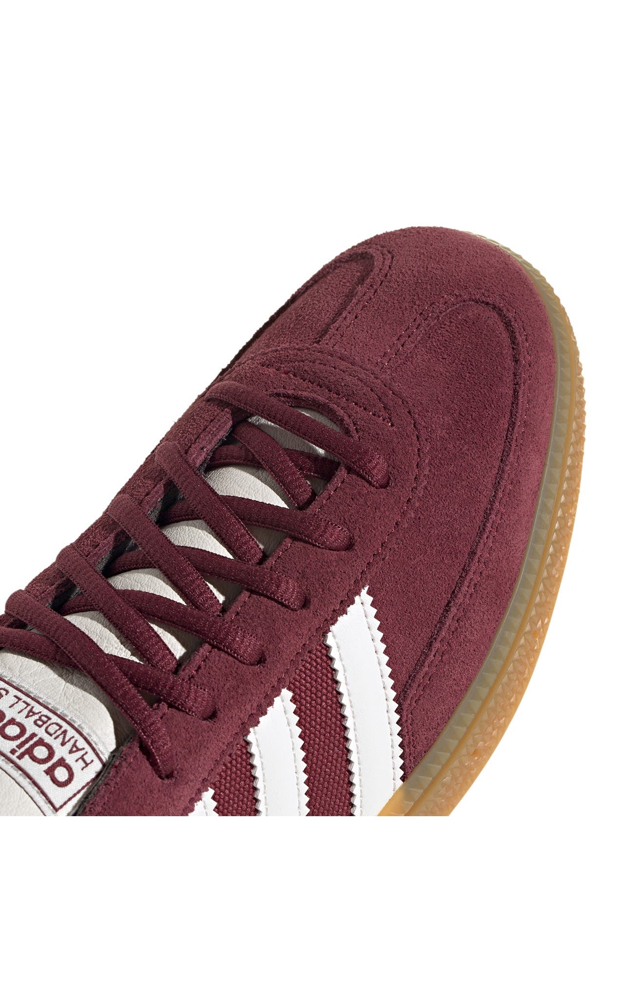 adidas Gender Inclusive Handball Spezial Sneaker in Shadow Red/White/chalk White at Nordstrom - 7