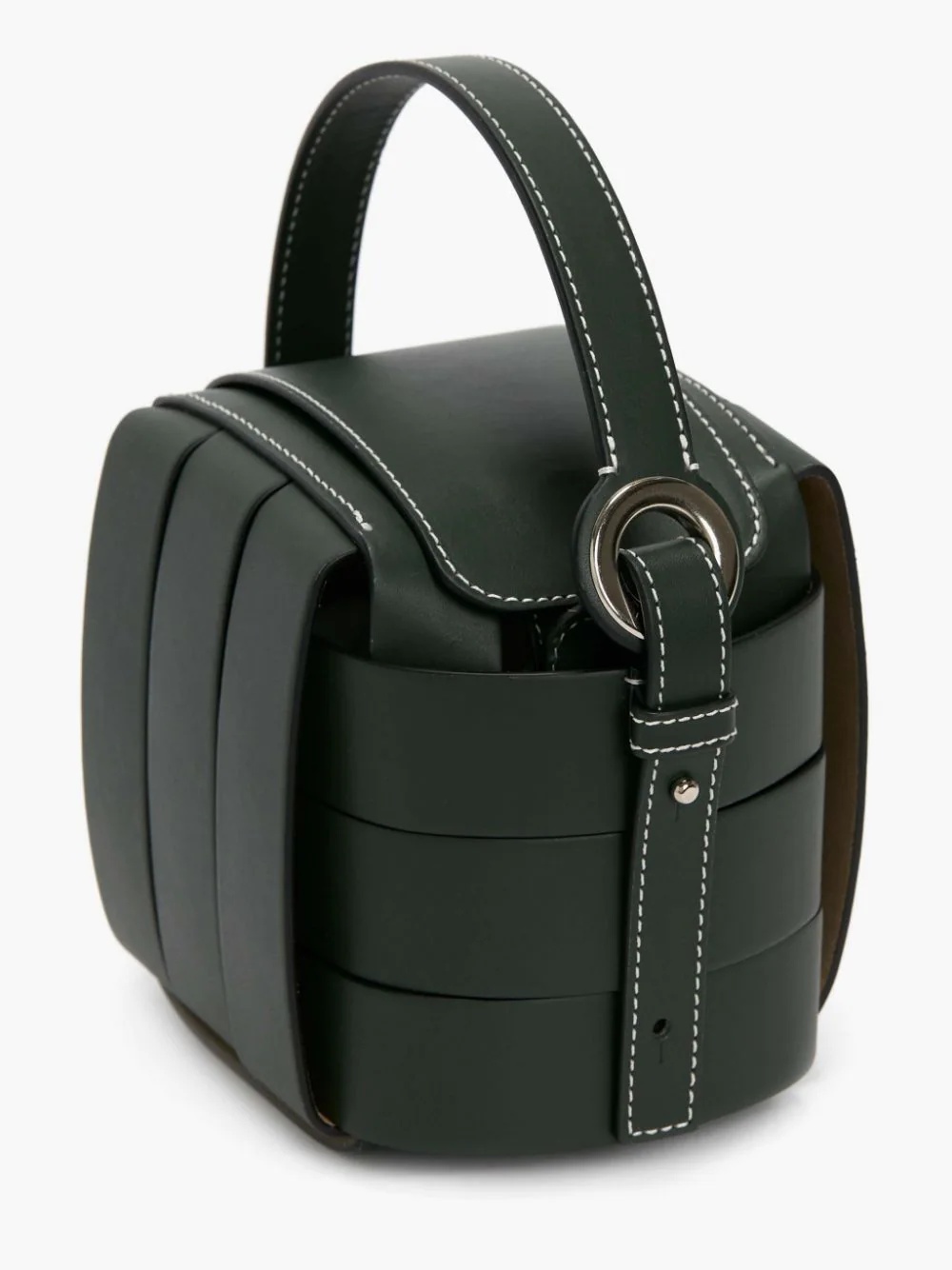 KNOT BAG - LEATHER TOP HANDLE BAG - 2