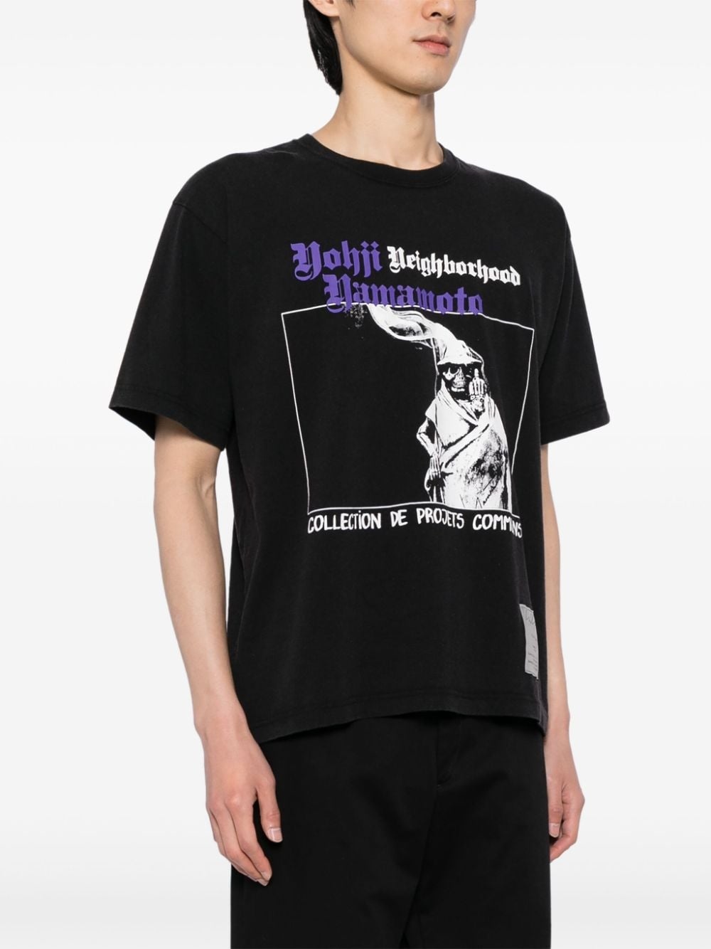 x NEIGHBORHOOD graphic-print cotton T-shirt - 3