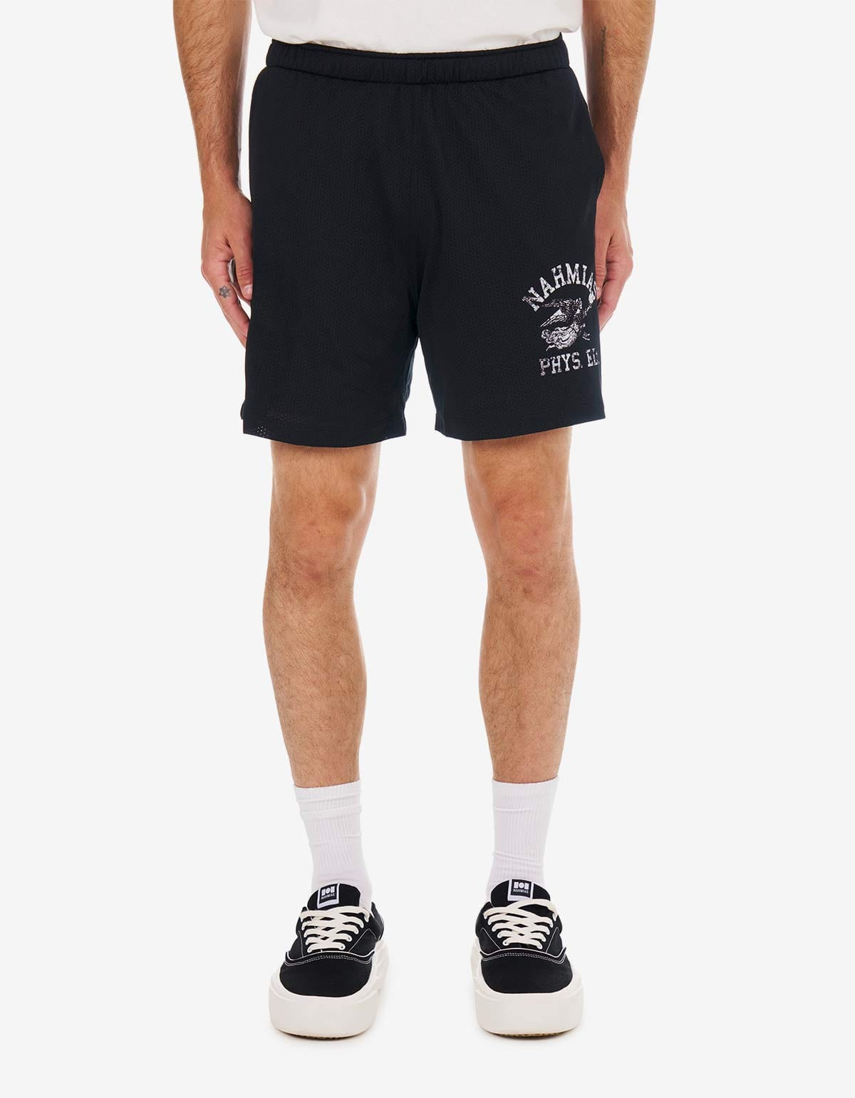 Nahmias Black Mesh PHYS. ED. Shorts - 1