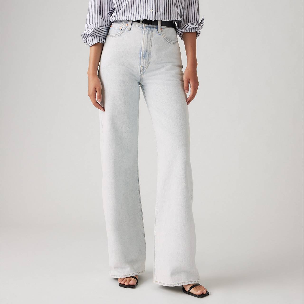RIBCAGE WIDE LEG WOMEN'S JEANS - 4