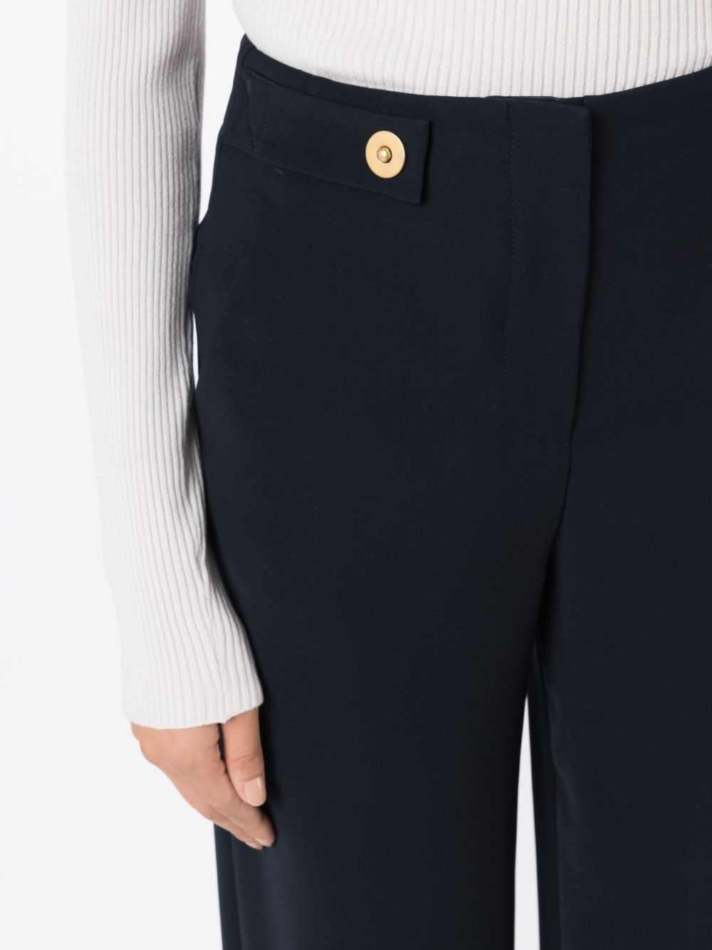 high-rise straight-leg trousers - 5