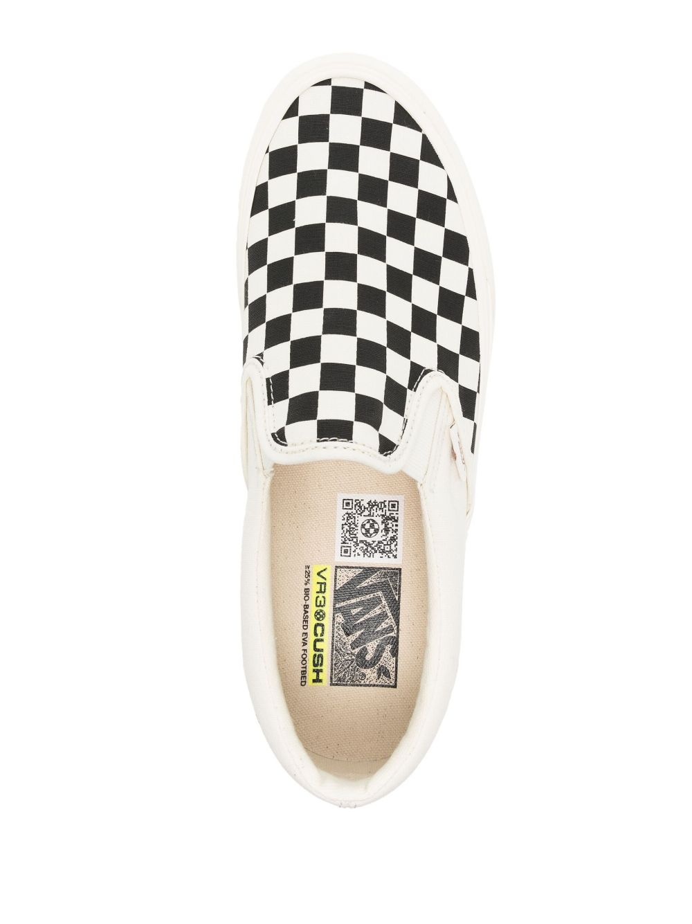 checked slip-on sneakers - 4