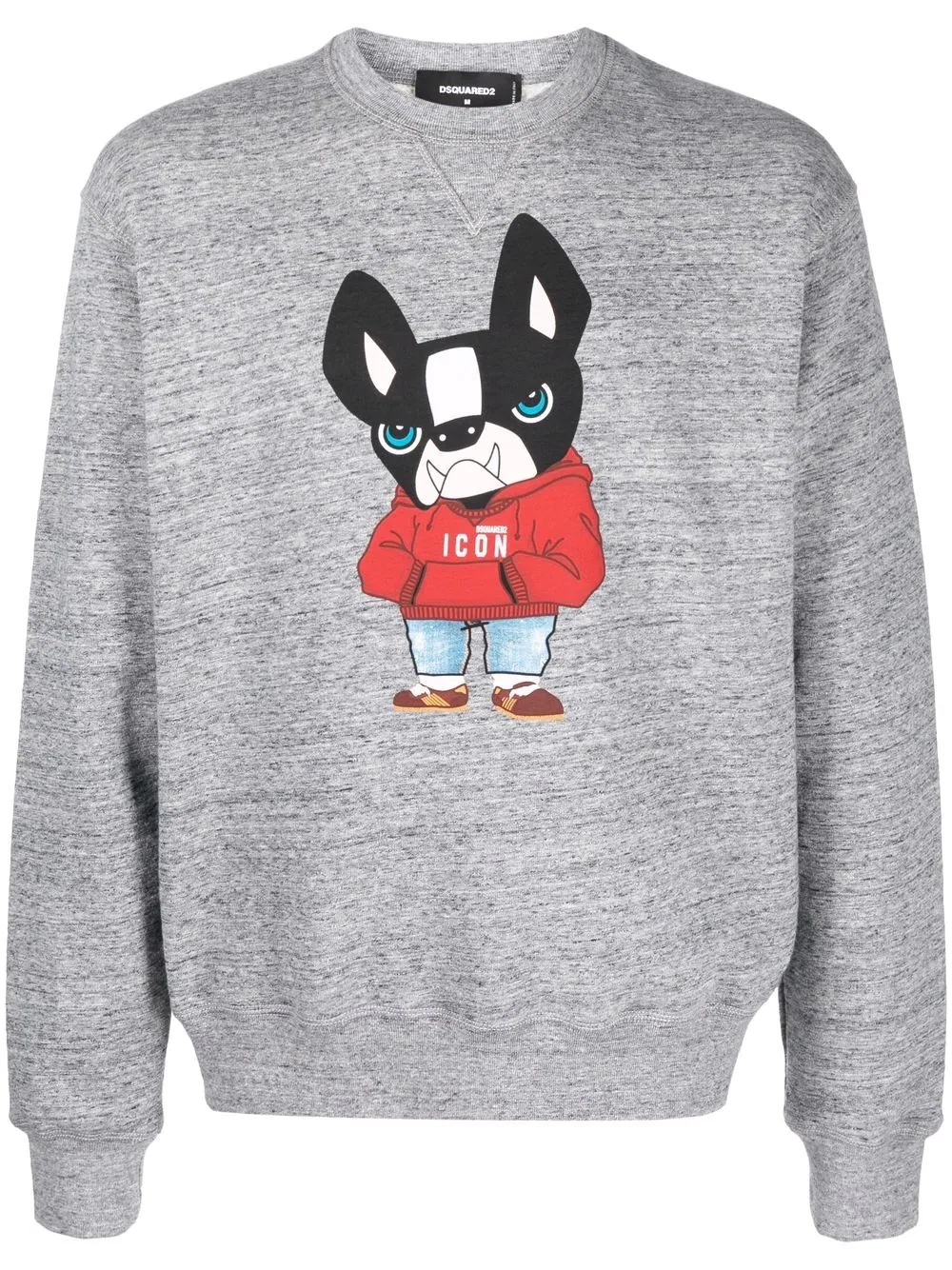 graphic-print cotton sweatshirt - 1