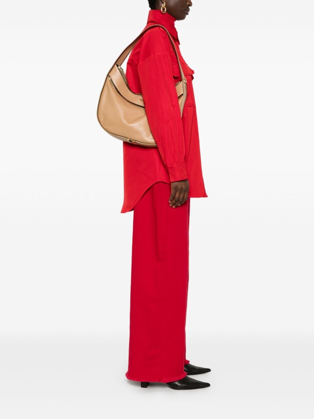 logo-lettering shoulder bag - 2