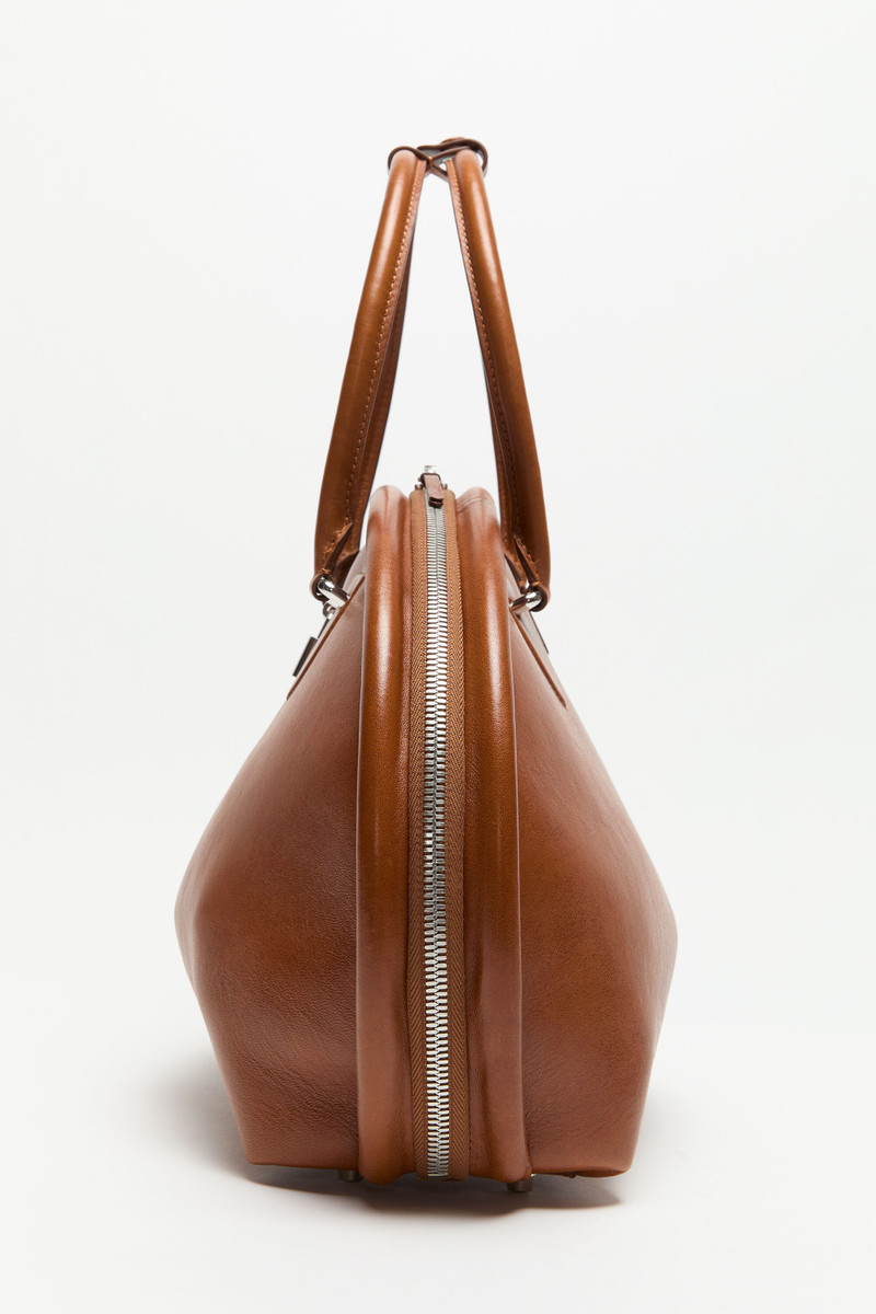 Acne Studios Bowlina shoulder bag - Cognac brown outlook