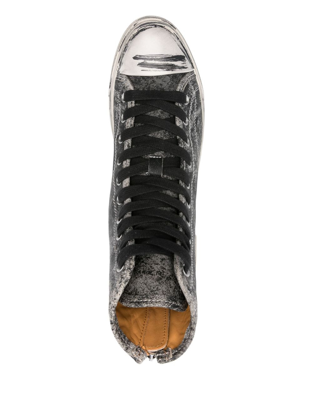 Kurt distressed-effect zip-fastening sneakers - 4