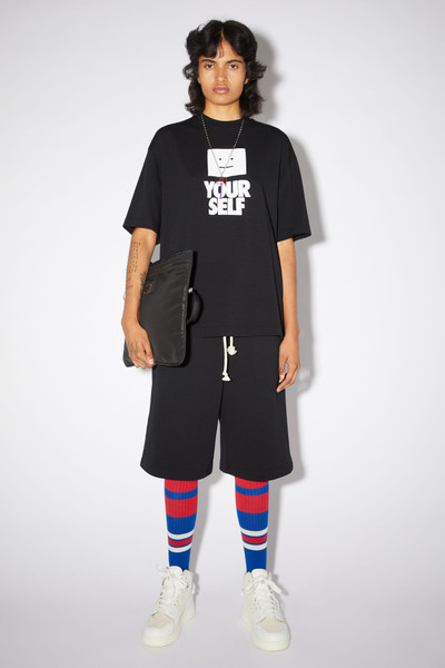 Acne Studios Crew neck t-shirt - Black outlook