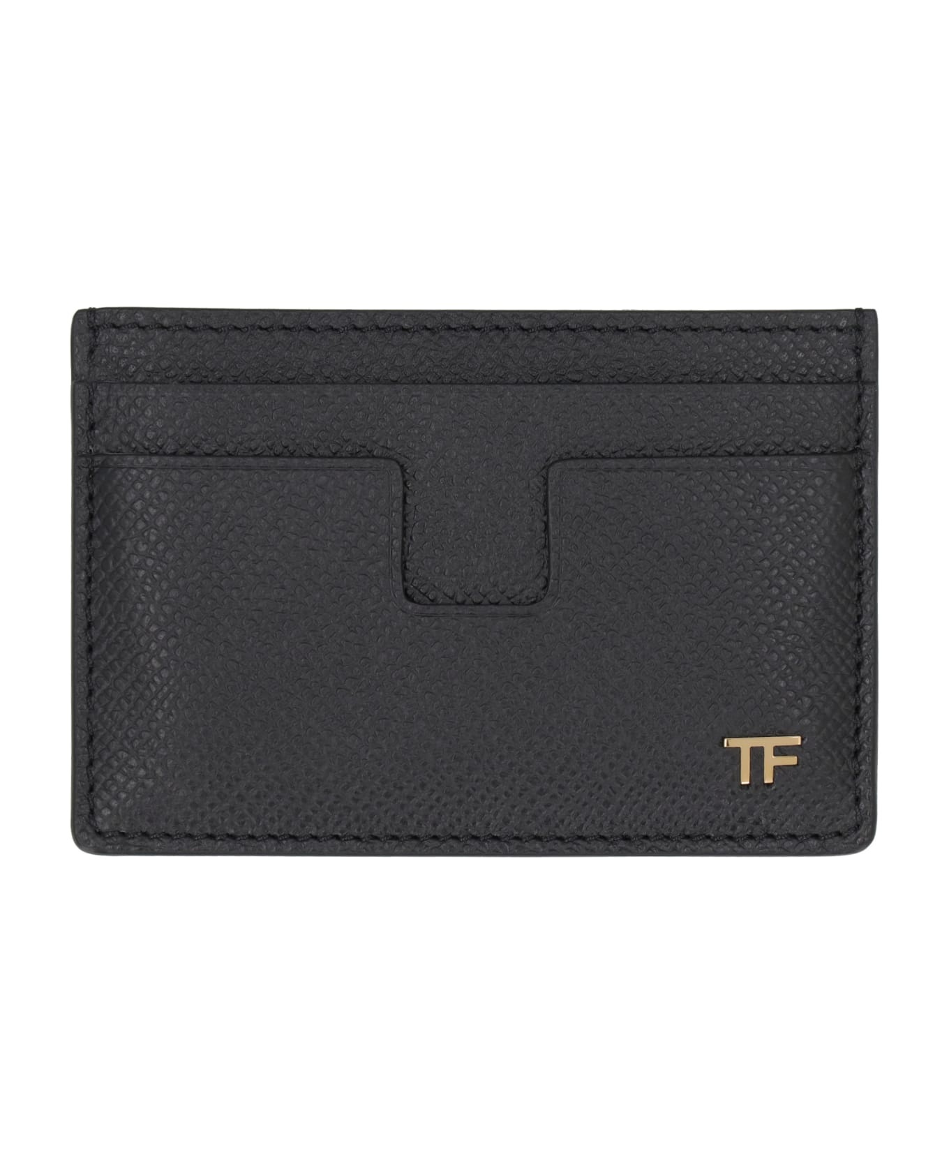 Logo Detail Leather Card Holder - 2