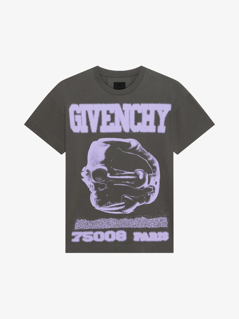 CASUAL FIT T-SHIRT IN COTTON WITH GIVENCHY RING PRINTS 1
