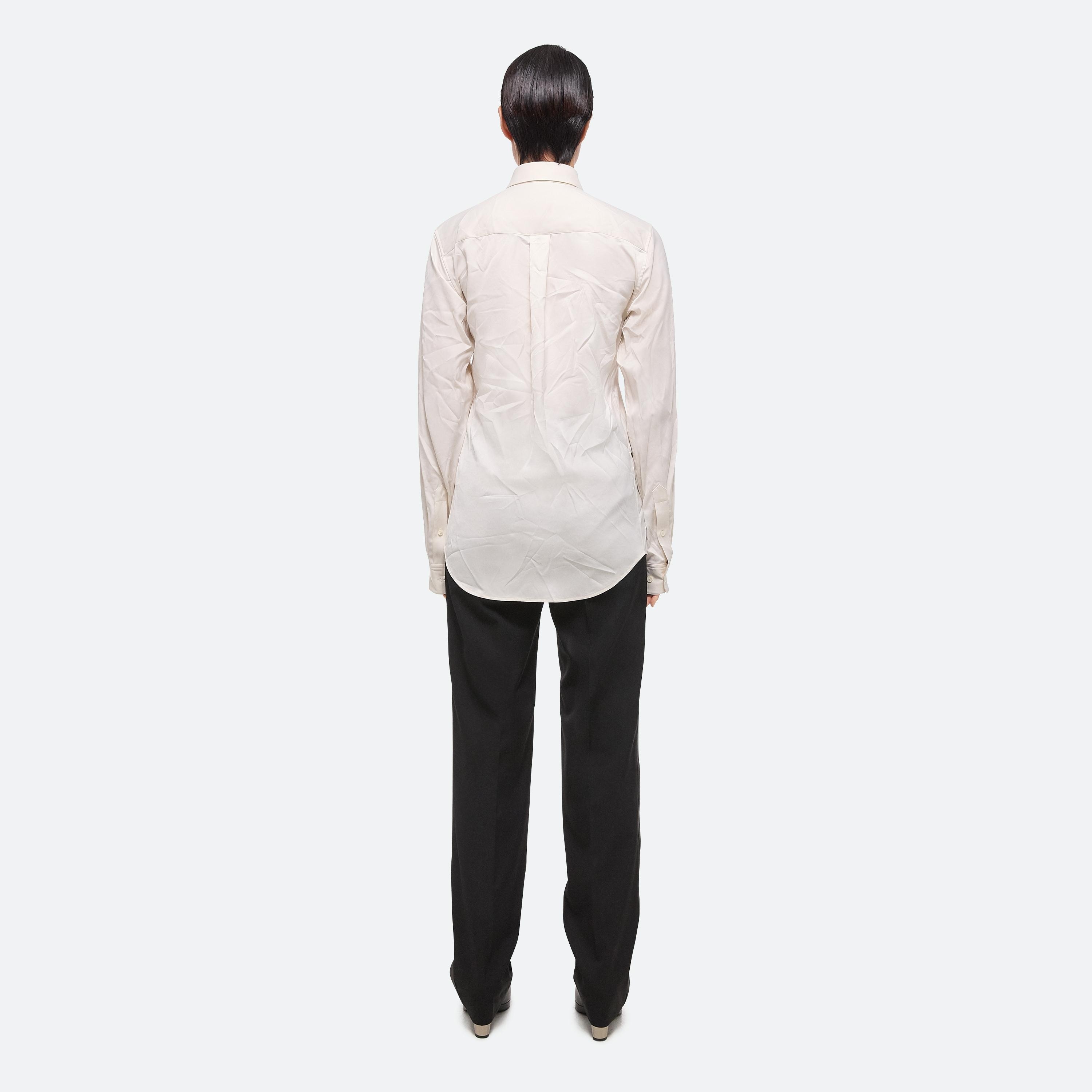 CLASSIC CRUSHED SATIN SHIRT - 5