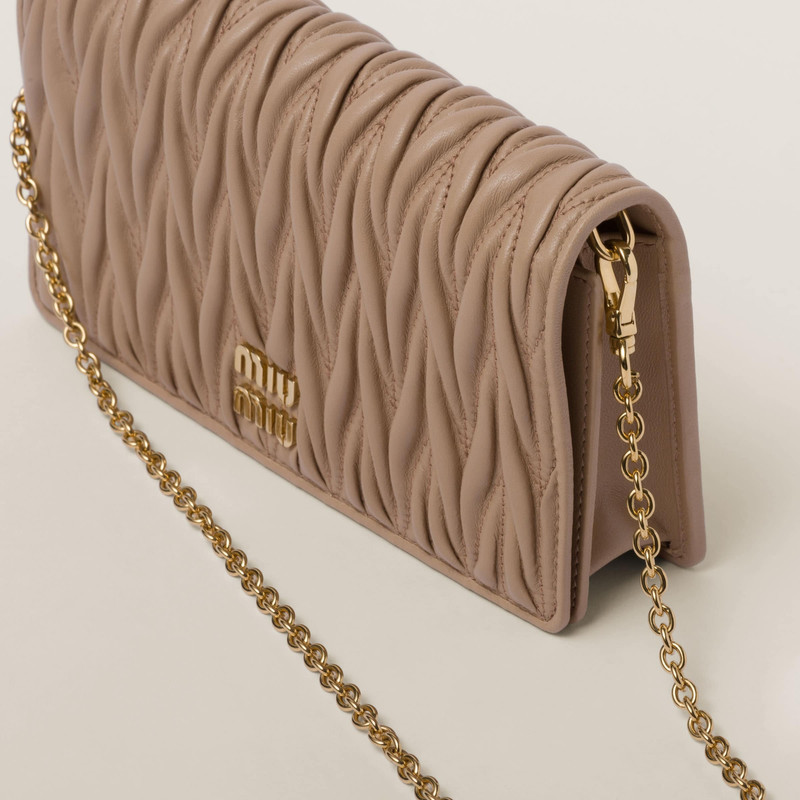 Miu Miu Matelassé nappa leather smartphone case outlook