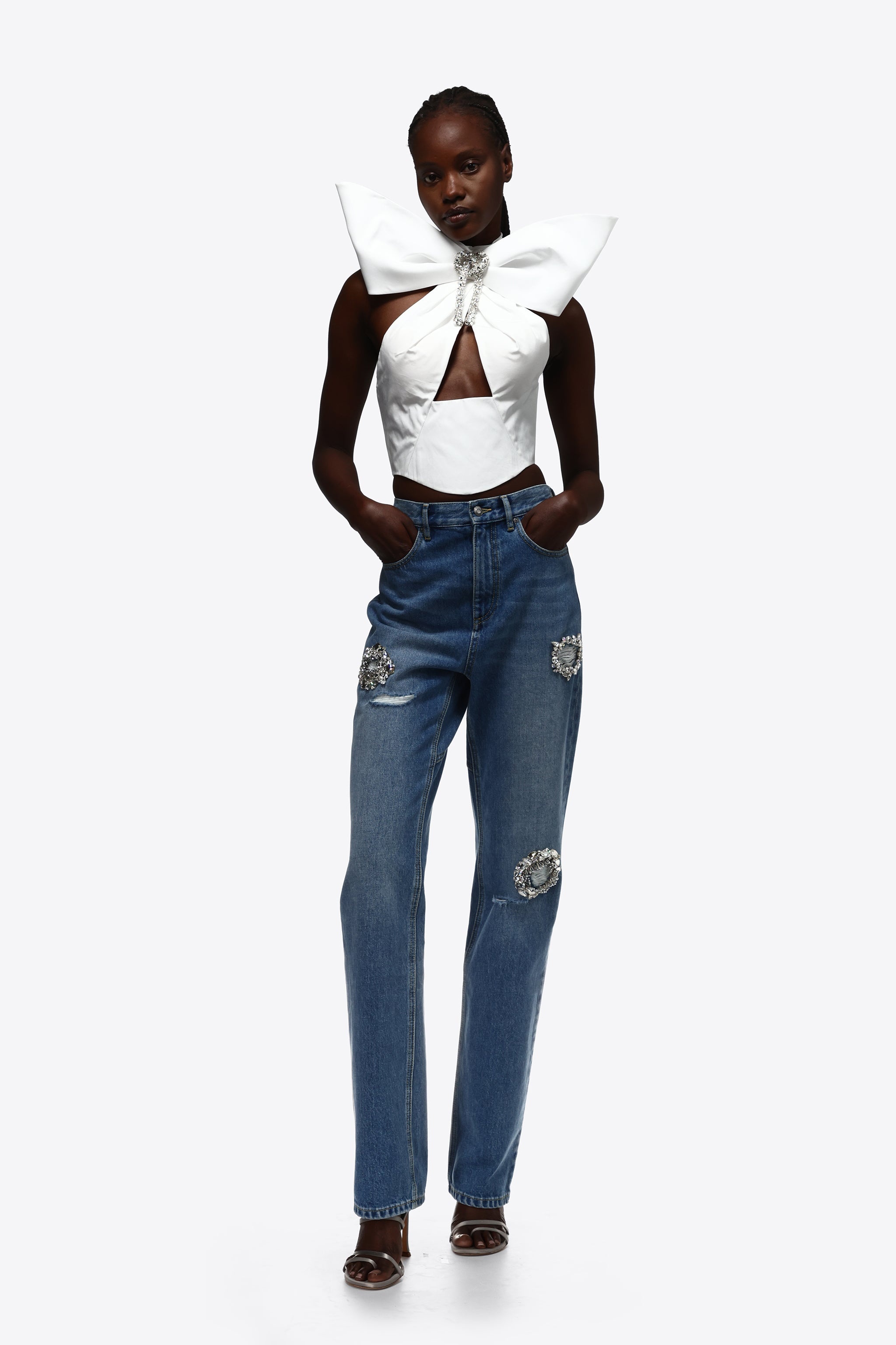 DISTRESSED CRYSTAL JEAN - 3