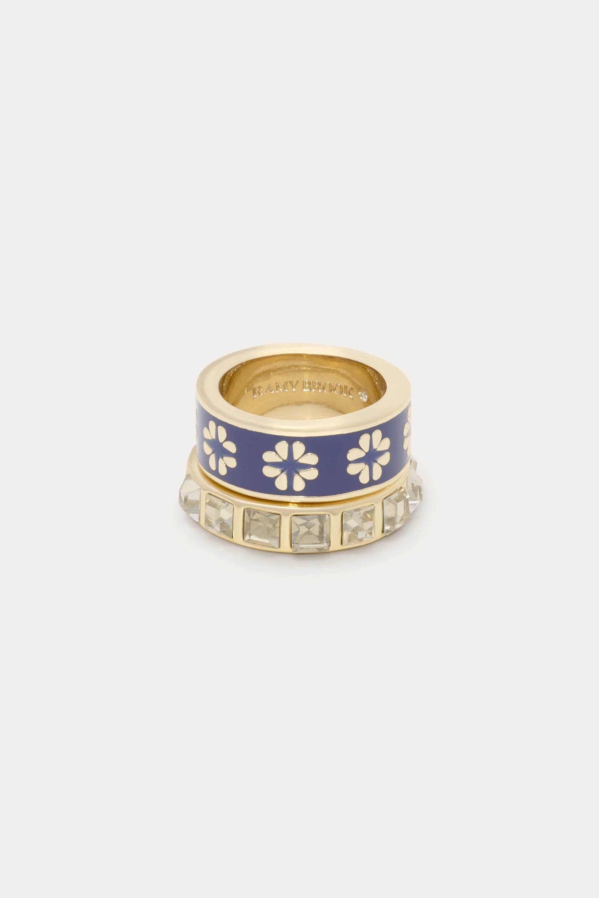 Aria Enamel Ring Set - 1