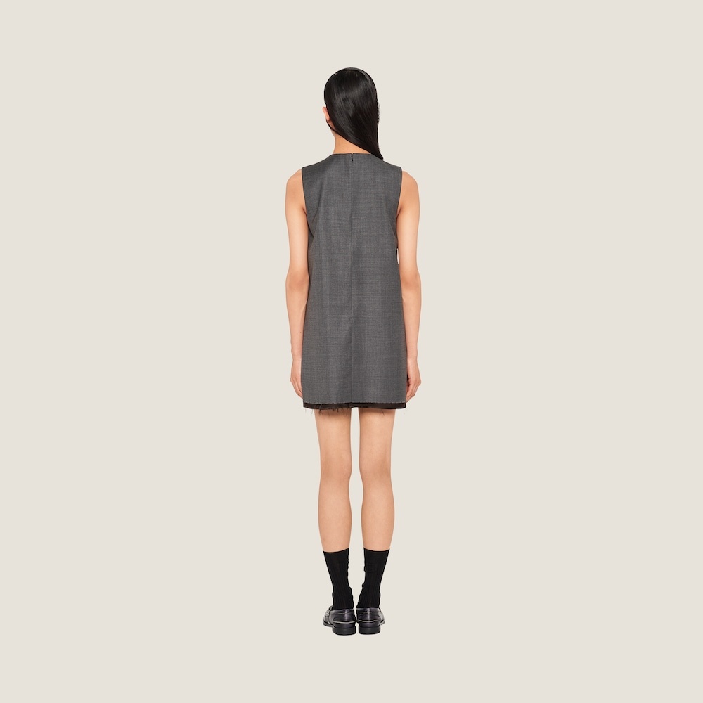 Grisaille mini-dress - 2