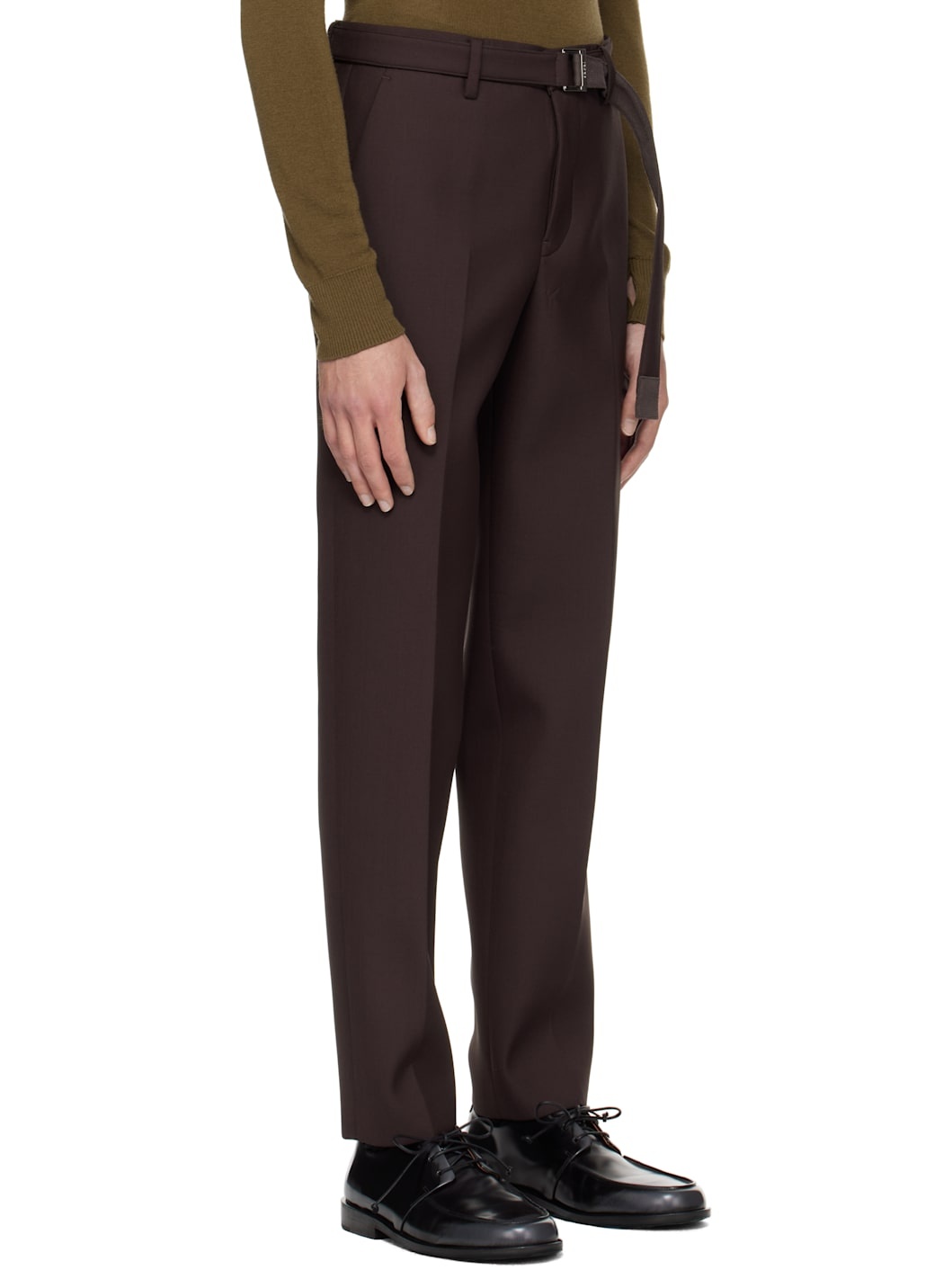 Brown Suiting Trousers - 2