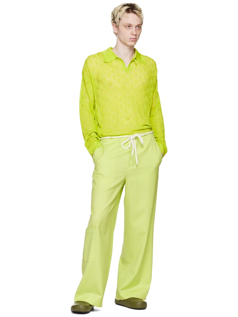 BONSAI Green Super Loose Trousers outlook