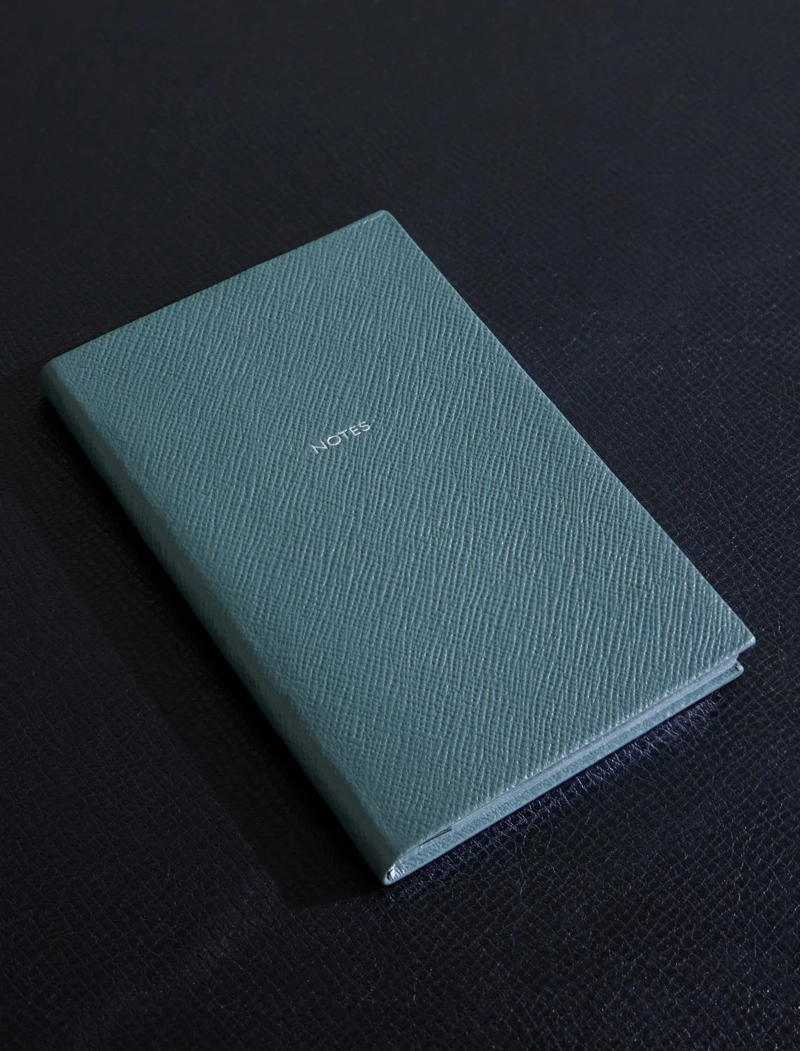 Chelsea Cross-Grain Leather Notebook - 1