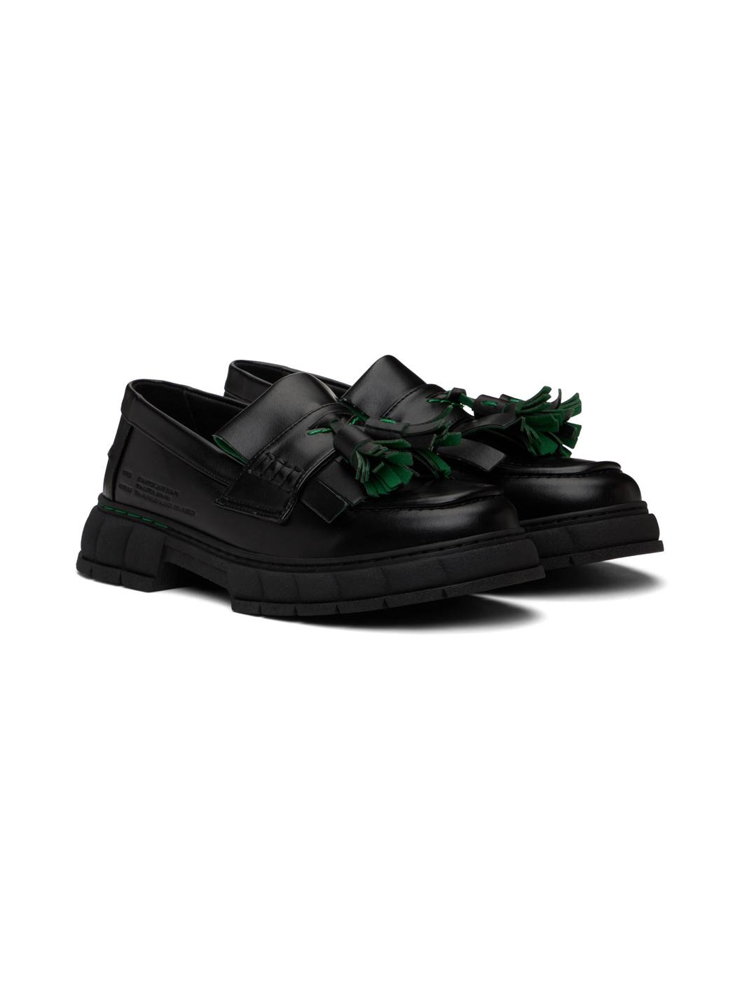 Black Progres II Apple Loafers - 4