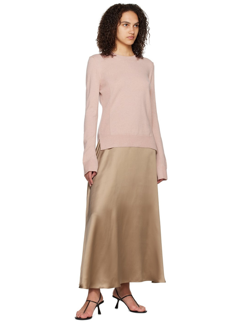 BITE Studios Brown Fluid Midi Skirt outlook
