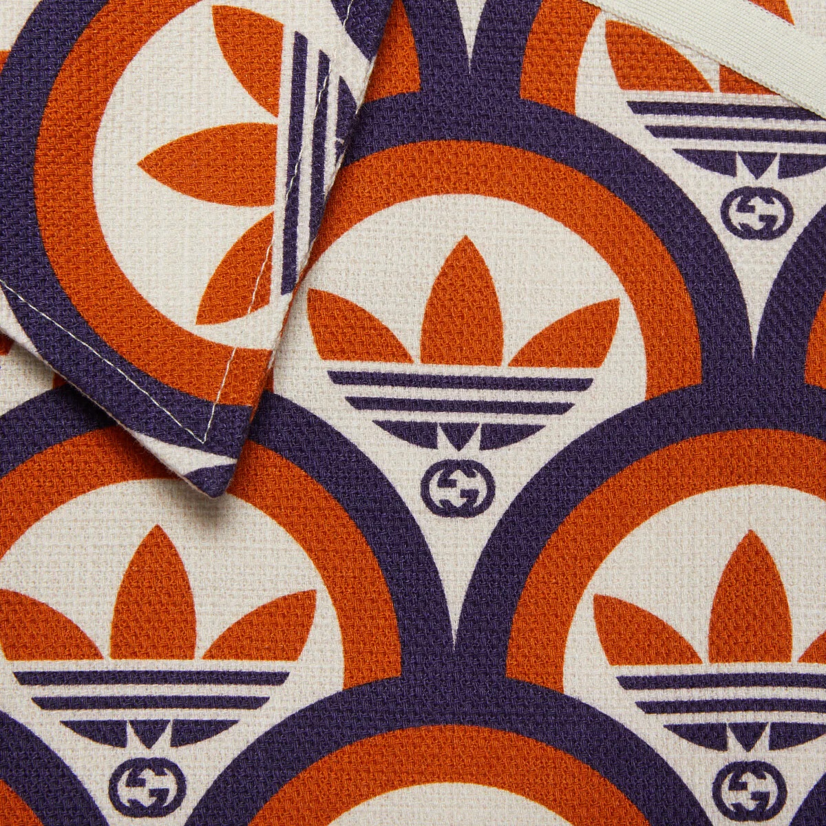 adidas x Gucci Interlocking G and Trefoil shirt - 5
