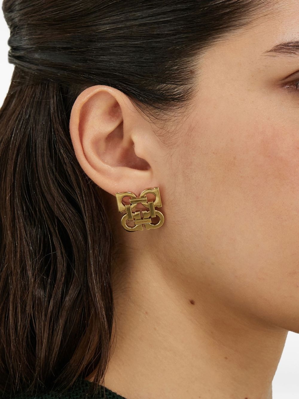 Gancini clip-on earrings - 2