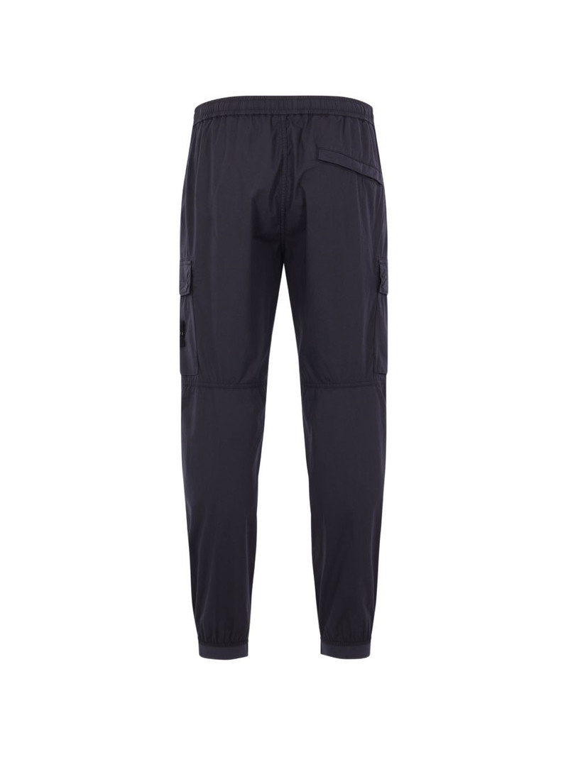 Stone Island elastic-waist cargo pants outlook