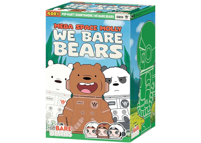POP MART Pop Mart MEGA SPACE MOLLY We Are Bears Grizz 400% outlook