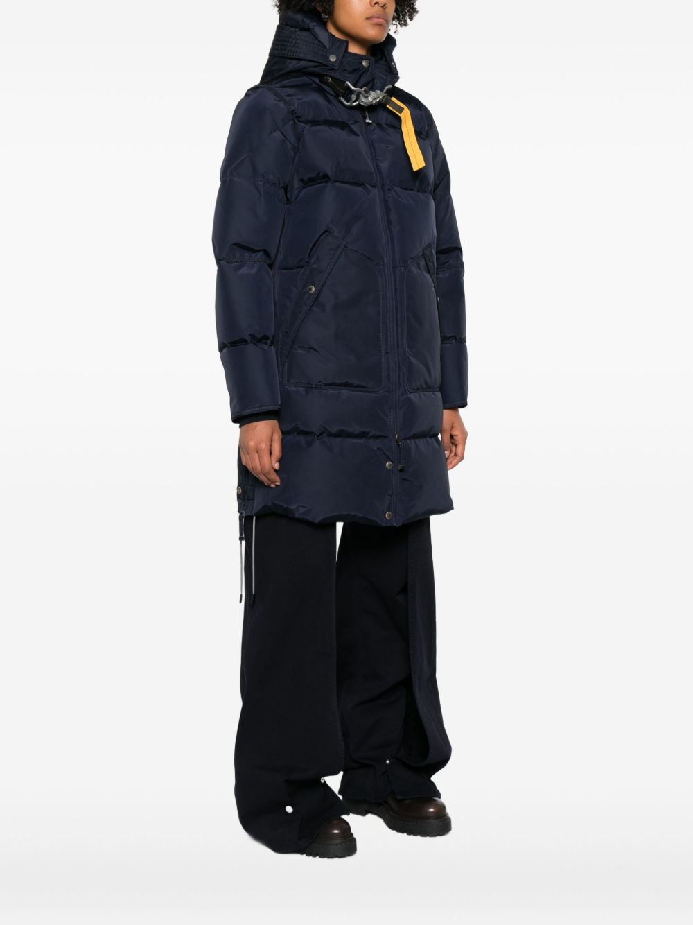 Long Bear hooded quilted coat - 3