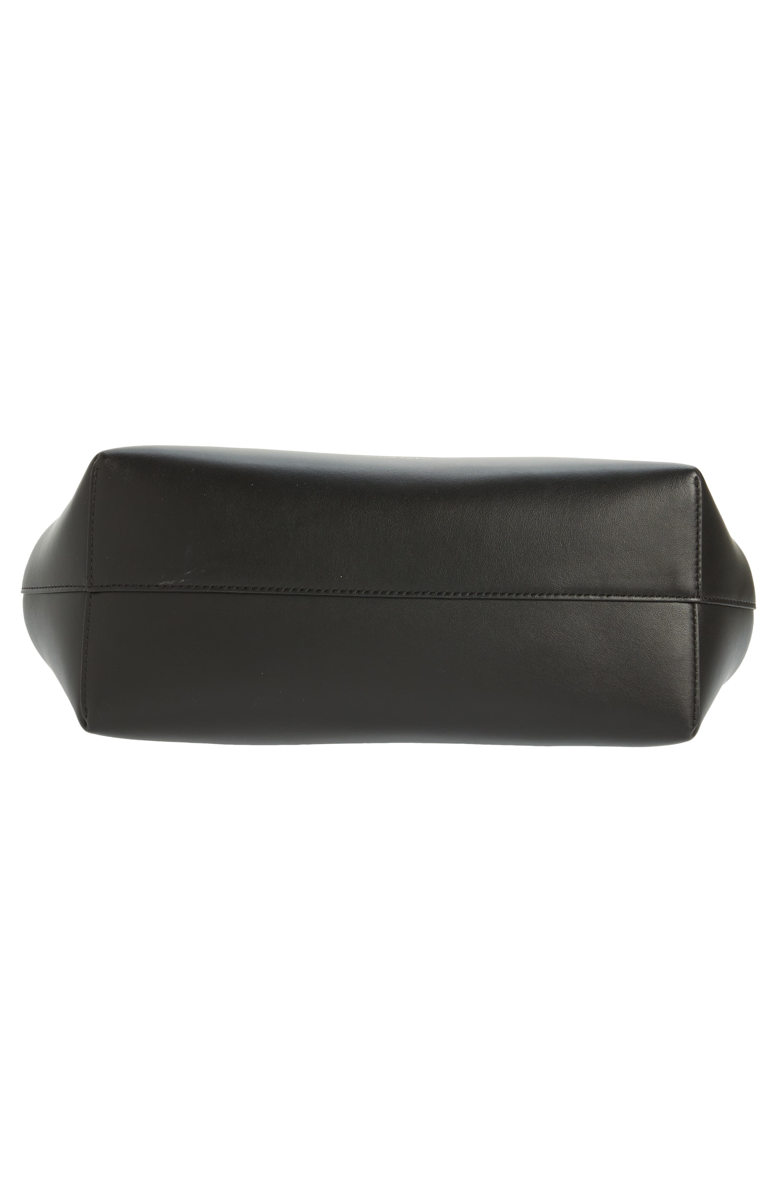 Mansur Gavriel M Frame Shoulder Bag in Black/Flamma at Nordstrom - 6