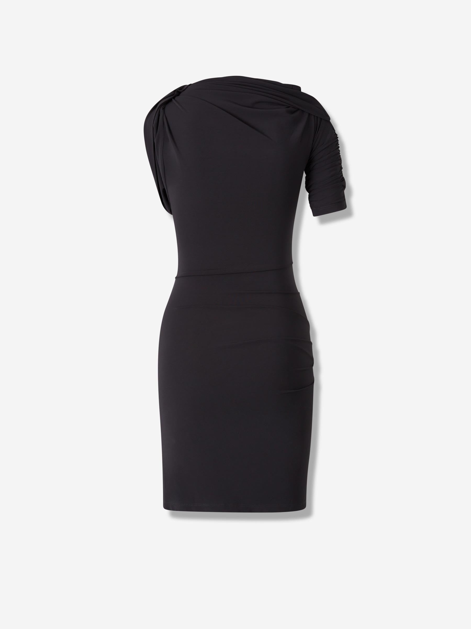 DRAPED MINI DRESS - 2