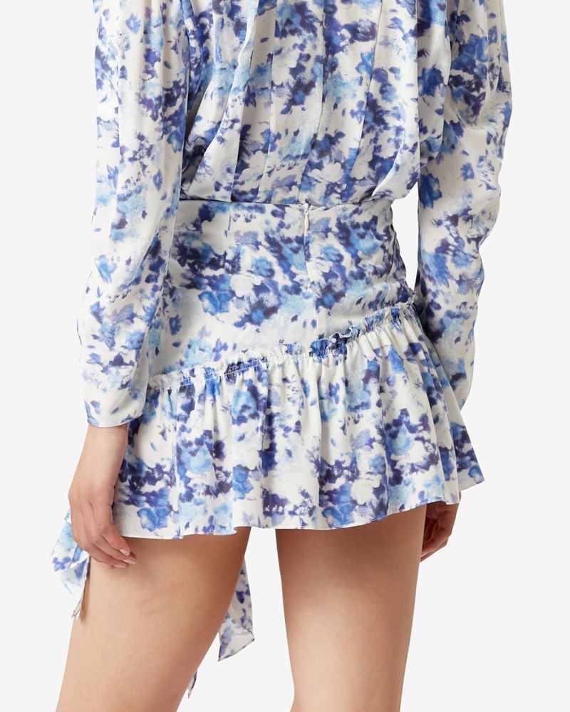 FILAO FLORAL MINI SKIRT - 5