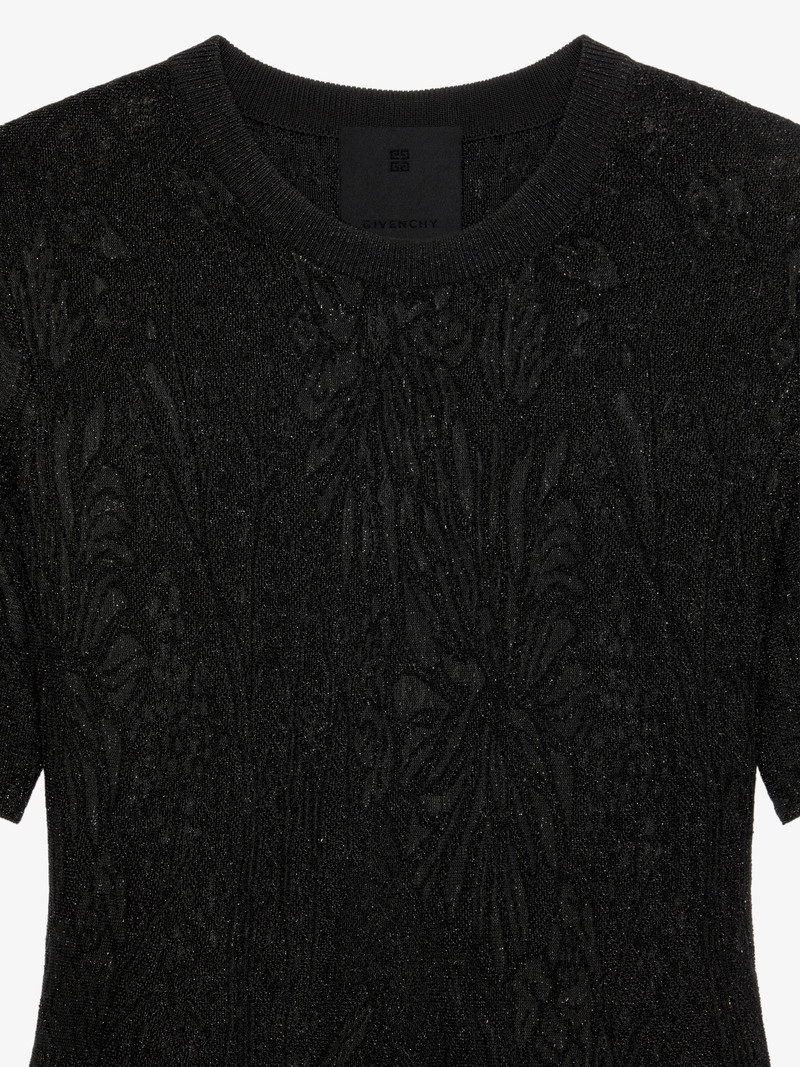 DRESS IN LUREX WITH FLORAL JACQUARD 5