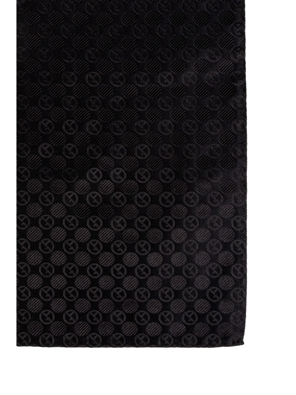 logo-jacquard pocket square - 4