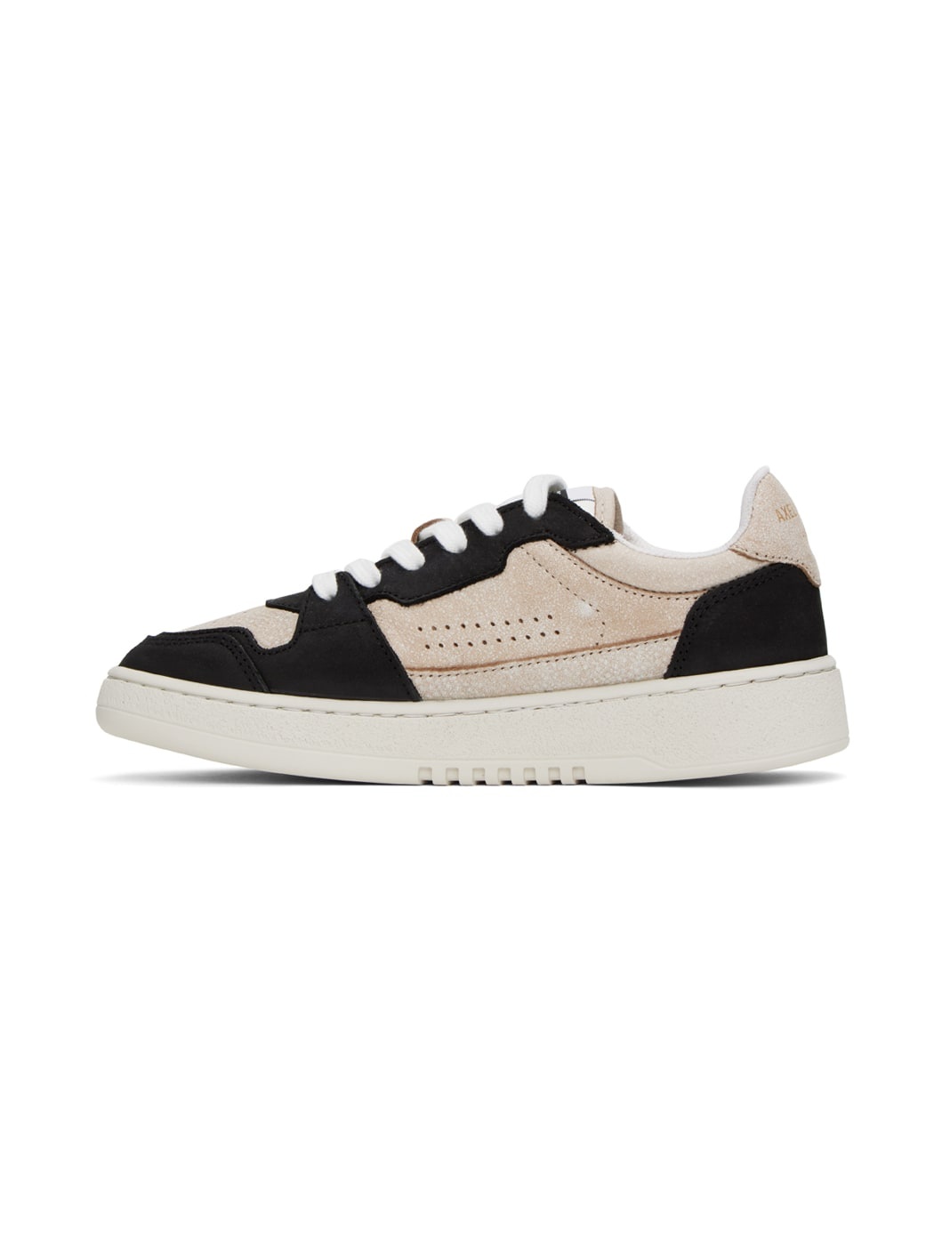 Beige & Black Dice Lo Sneakers - 3