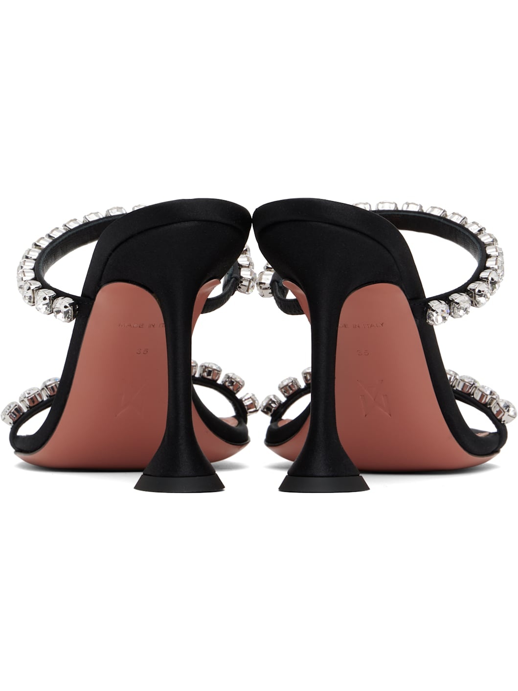 Black Gigi Slipper 95 Heeled Sandals - 2