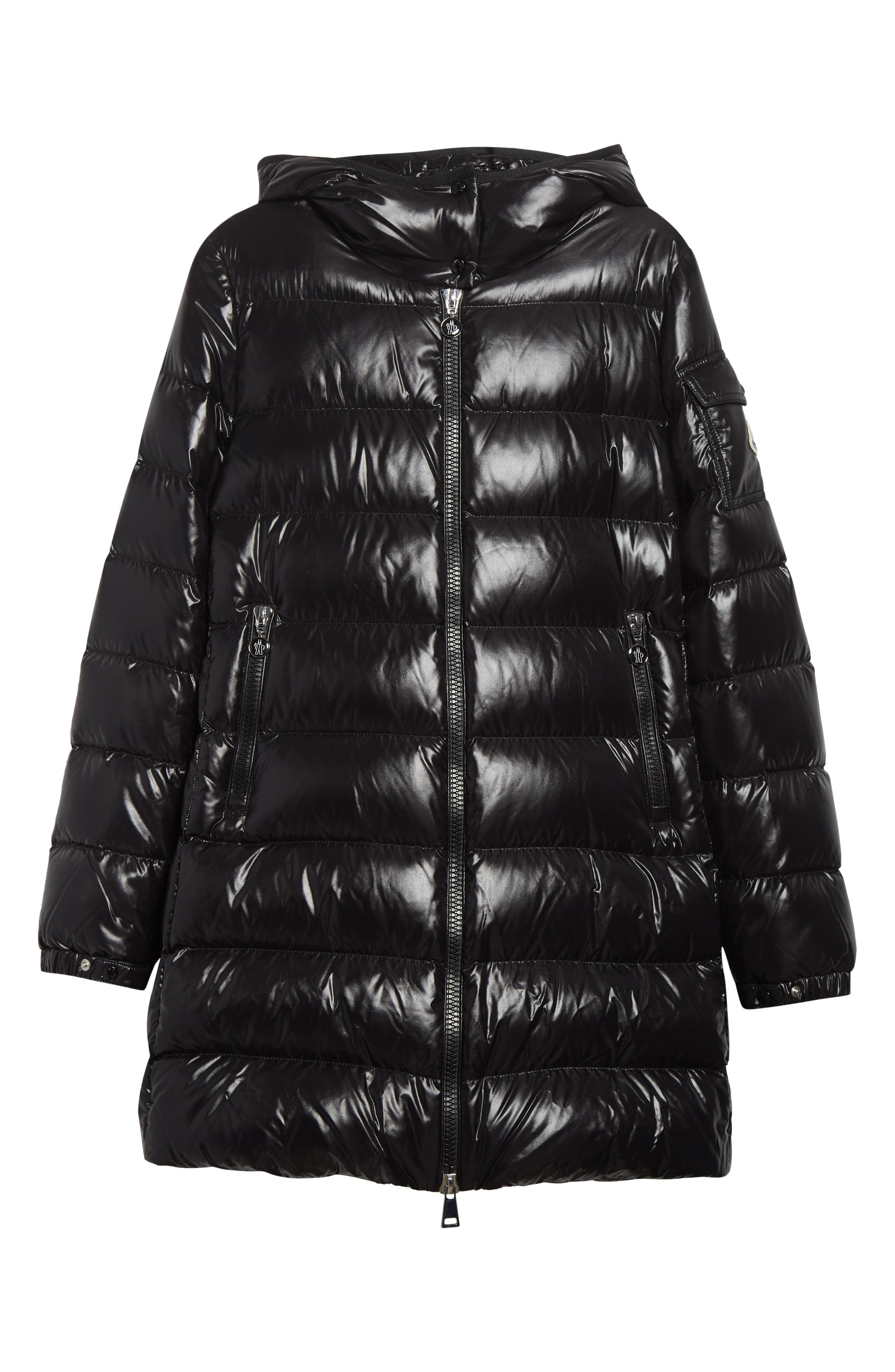 Moncler Courcelles Down Hooded Coat in Black at Nordstrom - 6