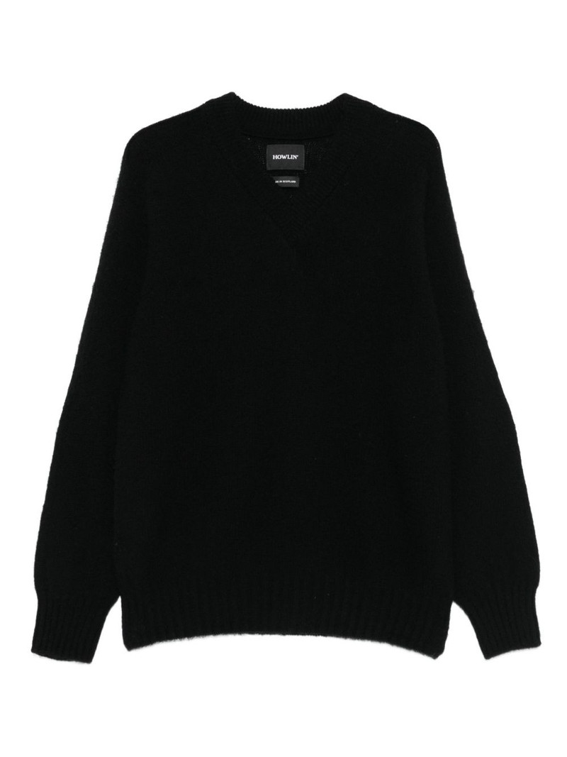 wool v-neck sweater 1