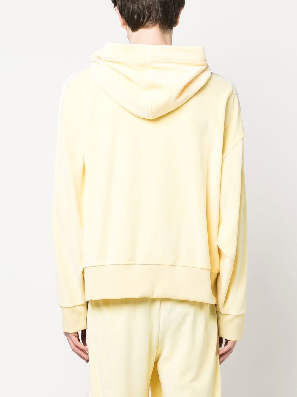 stripe-detail zip-up hoodie - 4