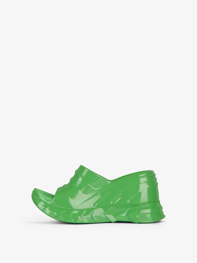 Givenchy MARSHMALLOW WEDGE SANDALS IN RUBBER outlook