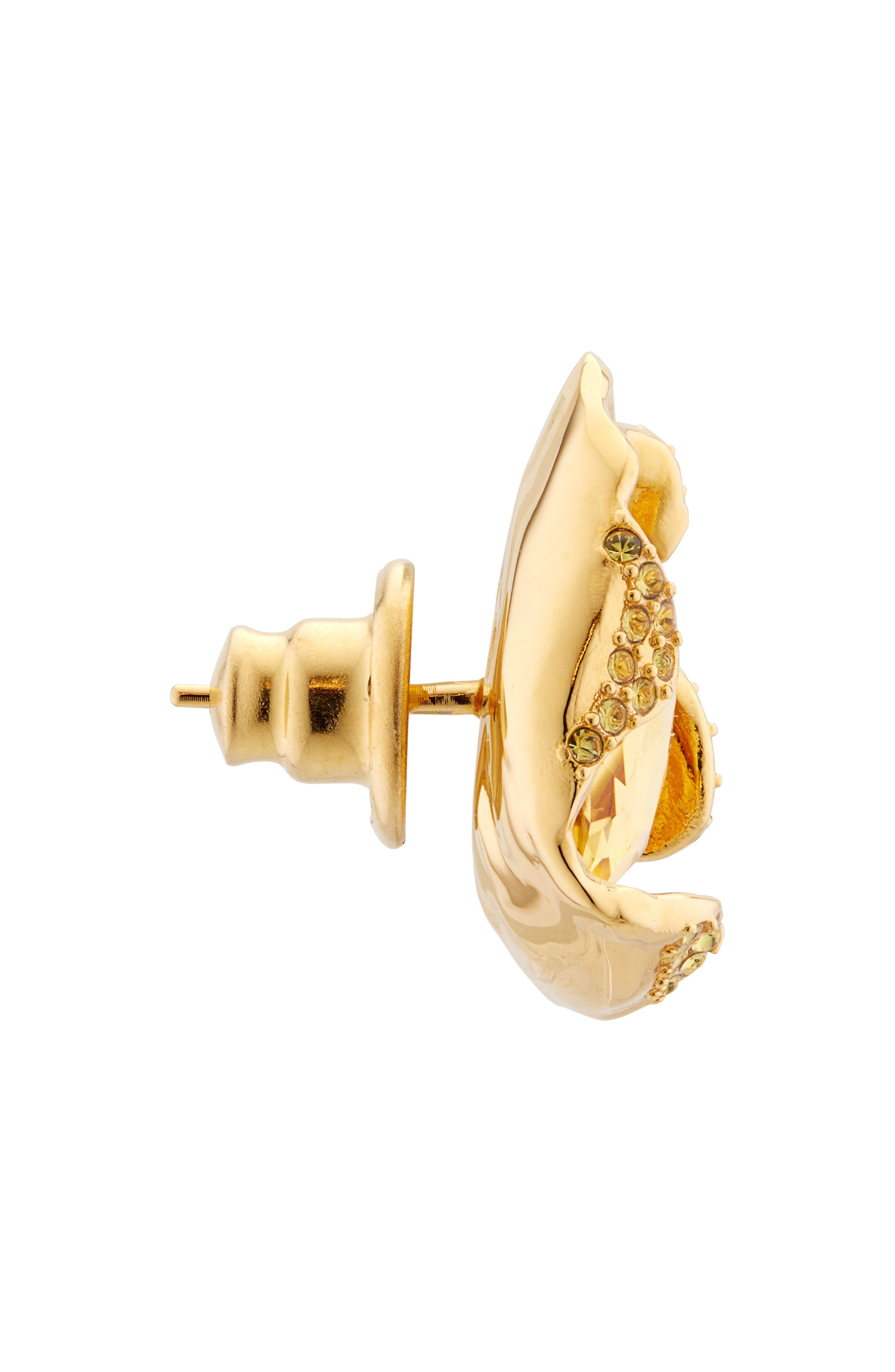 Oscar de la Renta Crystal Nest Stud Earrings in Topaz at Nordstrom - 5